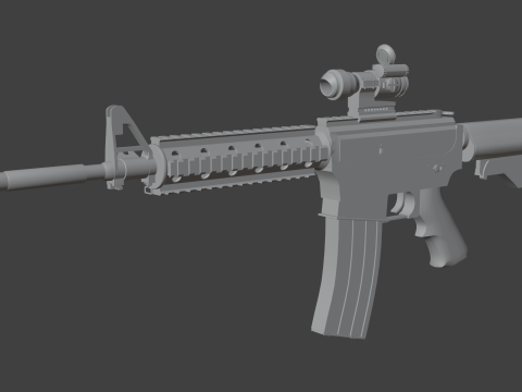 Colt M4 3D Model