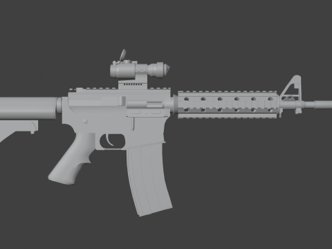 Colt M4 3D Model