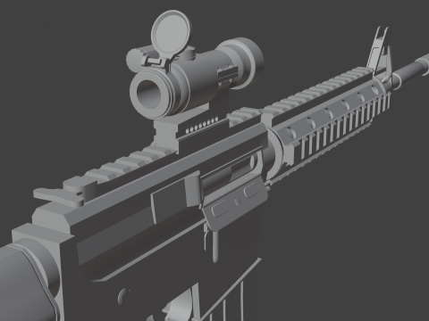 Colt M4 3D Model