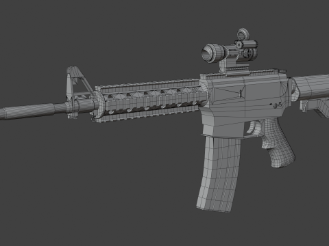 Colt M4 3D Model