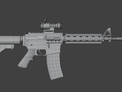 Colt M4 3D Model