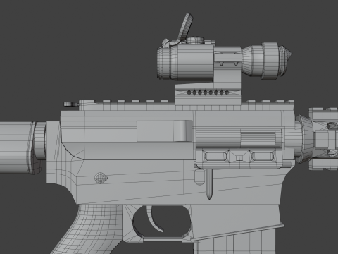 Colt M4 3D Model