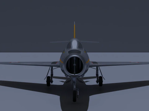 Dassault Mystere IV 3D Model