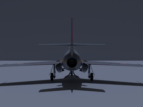 Dassault Mystere IV 3D Model