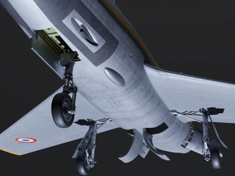 Dassault Mystere IV 3D Model