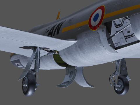 Dassault Mystere IV 3D Модель