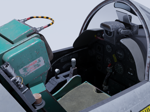 Dassault Mystere IV 3D Модель