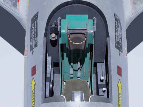 Dassault Mystere IV 3D Модель