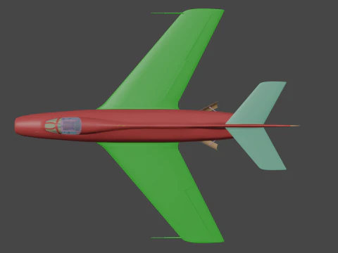 Dassault Mystere IV 3D Model