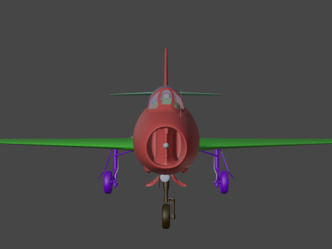 Dassault Mystere IV 3D Модель