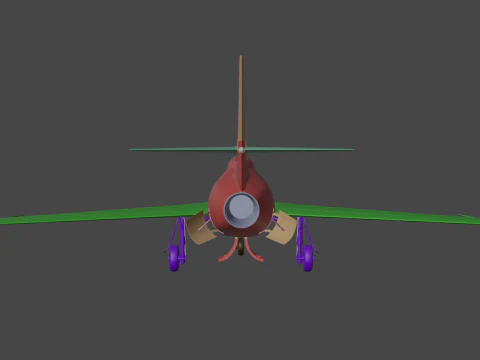 Dassault Mystere IV 3D Model