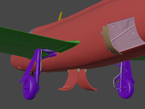 Dassault Mystere IV 3D Model