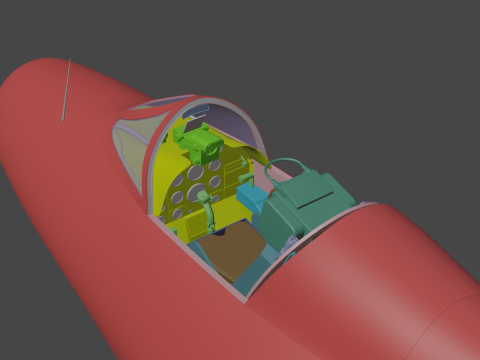 Dassault Mystere IV 3D Модель