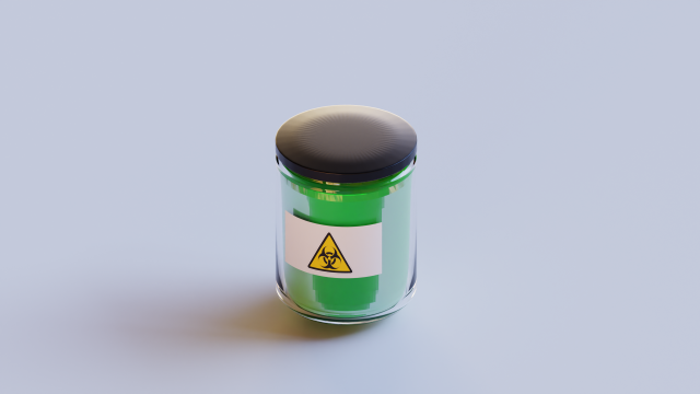 Toxic 3D Model .c4d .max .obj .3ds .fbx .stl .blend 
