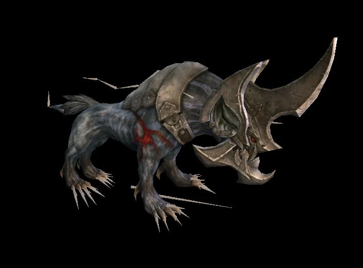 Rhinoceros monster 3D Model .c4d .max .obj .3ds .fbx .stl .blend