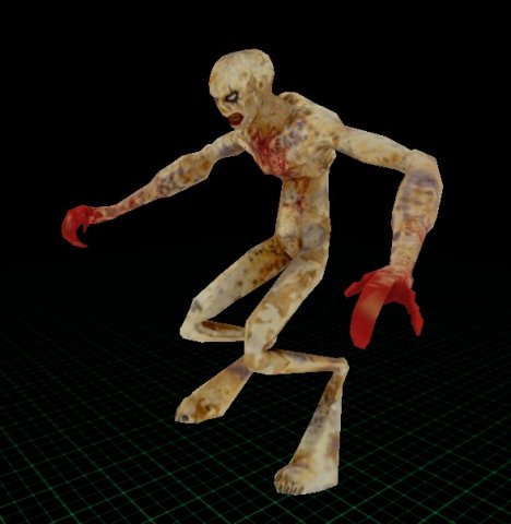 Mutant virus human 2 3D-Modell .c4d .max .obj .3ds .fbx .stl .blend 