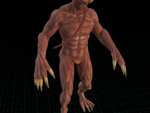 变异病毒人 3D 模型