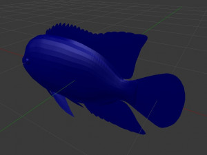 A fish 3D 模型