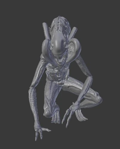 Alien 2 3D Model .c4d .max .obj .3ds .fbx .stl .blend