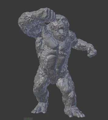 Kong 3D Model .c4d .max .obj .3ds .fbx .stl .blend