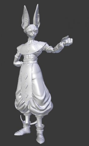 Beerus of Egypt 3D Model .c4d .max .obj .3ds .fbx .stl .blend 