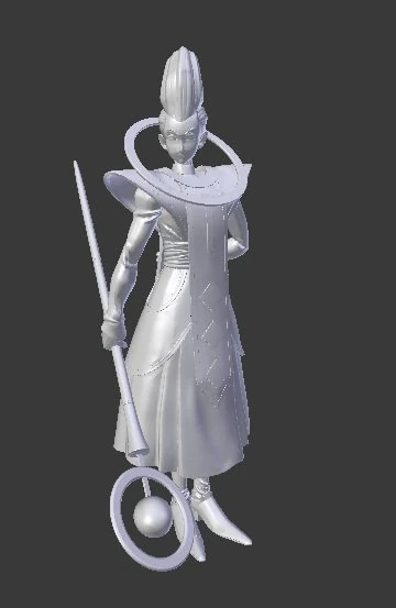 Whis 3D Model .c4d .max .obj .3ds .fbx .stl .blend 