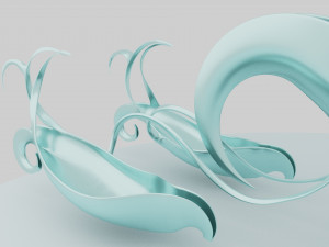 Fantasy Boat 3D Model