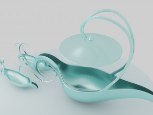 Fantasy Boat 3D Model