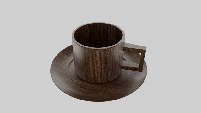 Cup Plate Modèle 3D .c4d .max .obj .3ds .fbx .stl .blend 