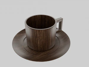 Cup Plate 3D Model