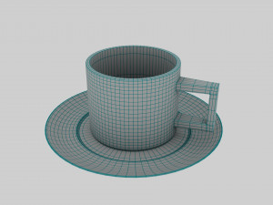 Cup Plate Modèle 3D