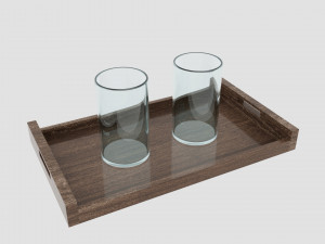 Tray Glass 3D Model