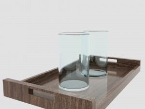 Tray Glass 3D Model