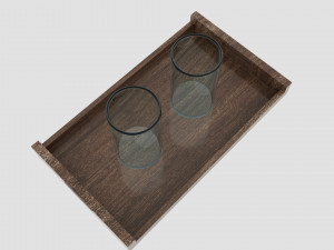 Tray Glass 3D Model