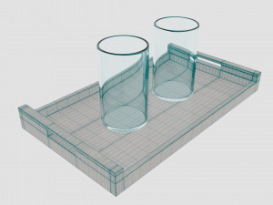 Tray Glass 3D Model