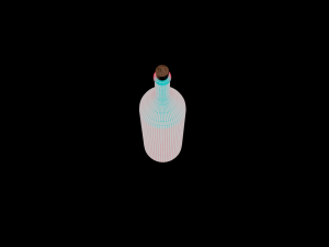 Antique Bottle 3D Модель
