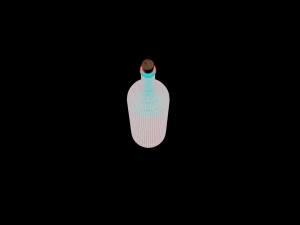 Antique Bottle 3D Model