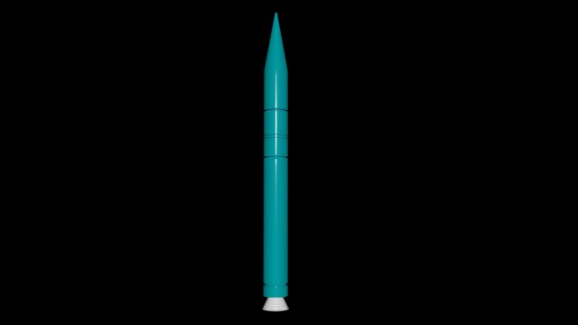 Missile Modelo 3D .c4d .max .obj .3ds .fbx .stl .blend 