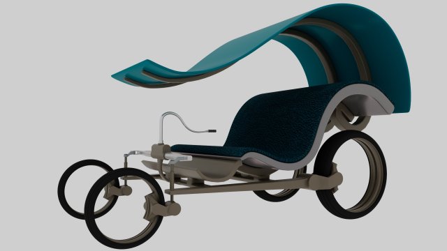 Vintage Kart 3Dモデル .c4d .max .obj .3ds .fbx .stl .blend 