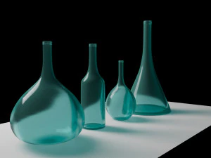 Bottiglia Modello 3D