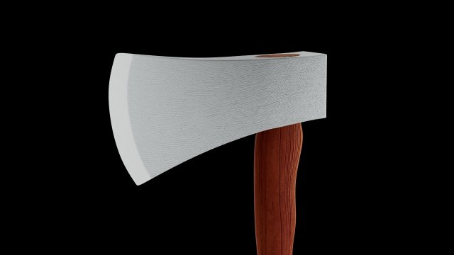 Axe Modelo 3D .c4d .max .obj .3ds .fbx .stl .blend 