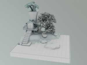Island Miniature 3D Модель