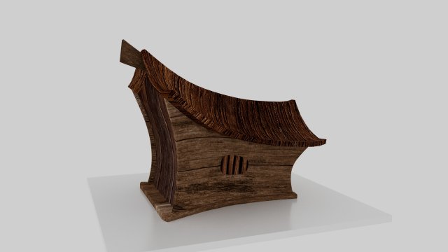 Hut 3D 模型 .c4d .max .obj .3ds .fbx .stl .blend 