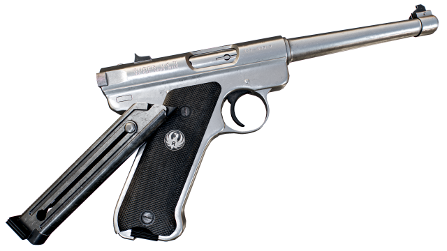 Ruger Standard MK II 1993 3D Model .c4d .max .obj .3ds .fbx .stl .blend 