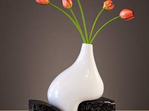 Sitting vase Model 3D