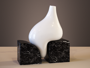 Sitting vase 3D Model