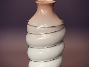 Spiral vase Modello 3D