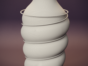 Spiral vase Modello 3D