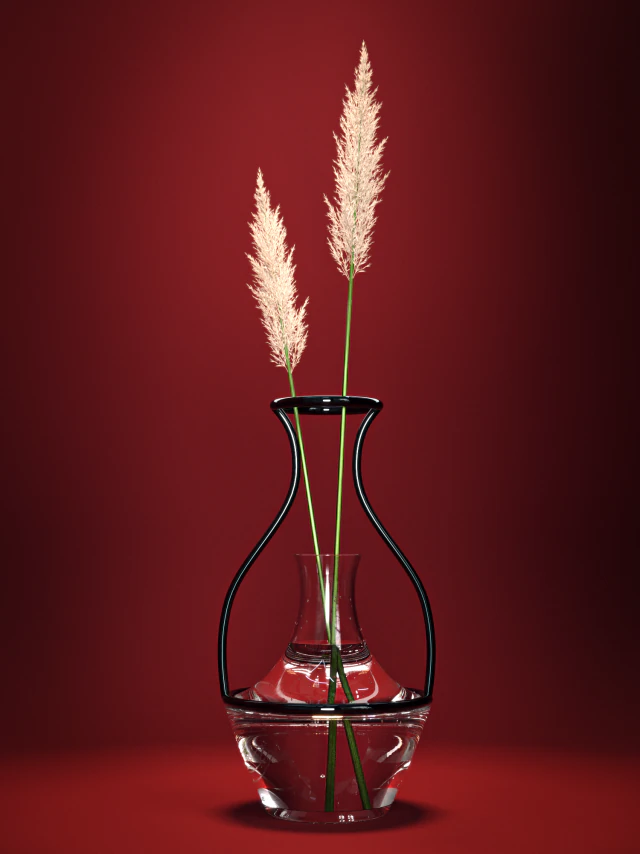 Контурная ваза из коллекции Контурные вазы 3D Модель .c4d .max .obj .3ds .fbx .stl .blend 