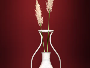 Контурная ваза из коллекции Контурные вазы 3D Модель